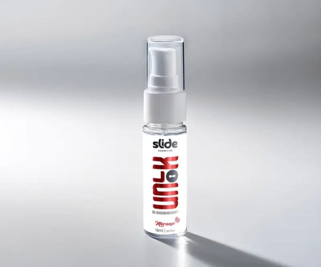 UNLOK GEL DESSENSIBILIZANTE PARA ANAL SABOR MORANGO